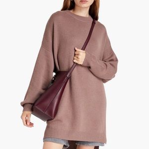 N.PEAL Oversized Cashmere Mini Dress